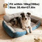 Golden Washable Dog Bed - indoor rest and sleep – additional product view
