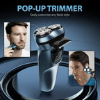 Gray Rechargeable Electric Razor Set - home and travel grooming – additional product view