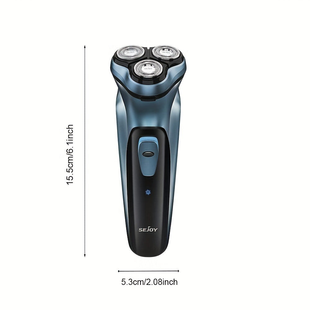 Gray Rechargeable Electric Razor Set - home and travel grooming – alternate product view