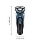 Gray Rechargeable Electric Razor Set - home and travel grooming – alternate product view