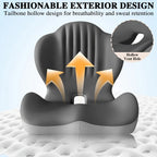 Grey Memory Foam Seat Cushion product detail 6