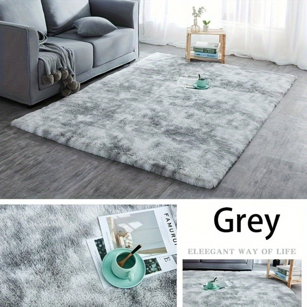 Grey Shag Area Rug product detail 8