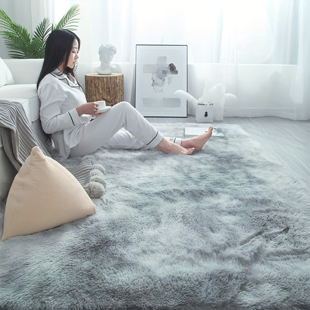 Grey Shag Area Rug product detail 10