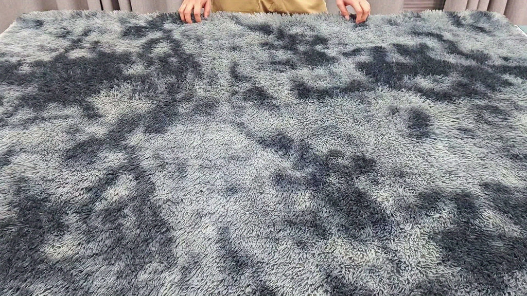 Grey Shag Area Rug product detail 14