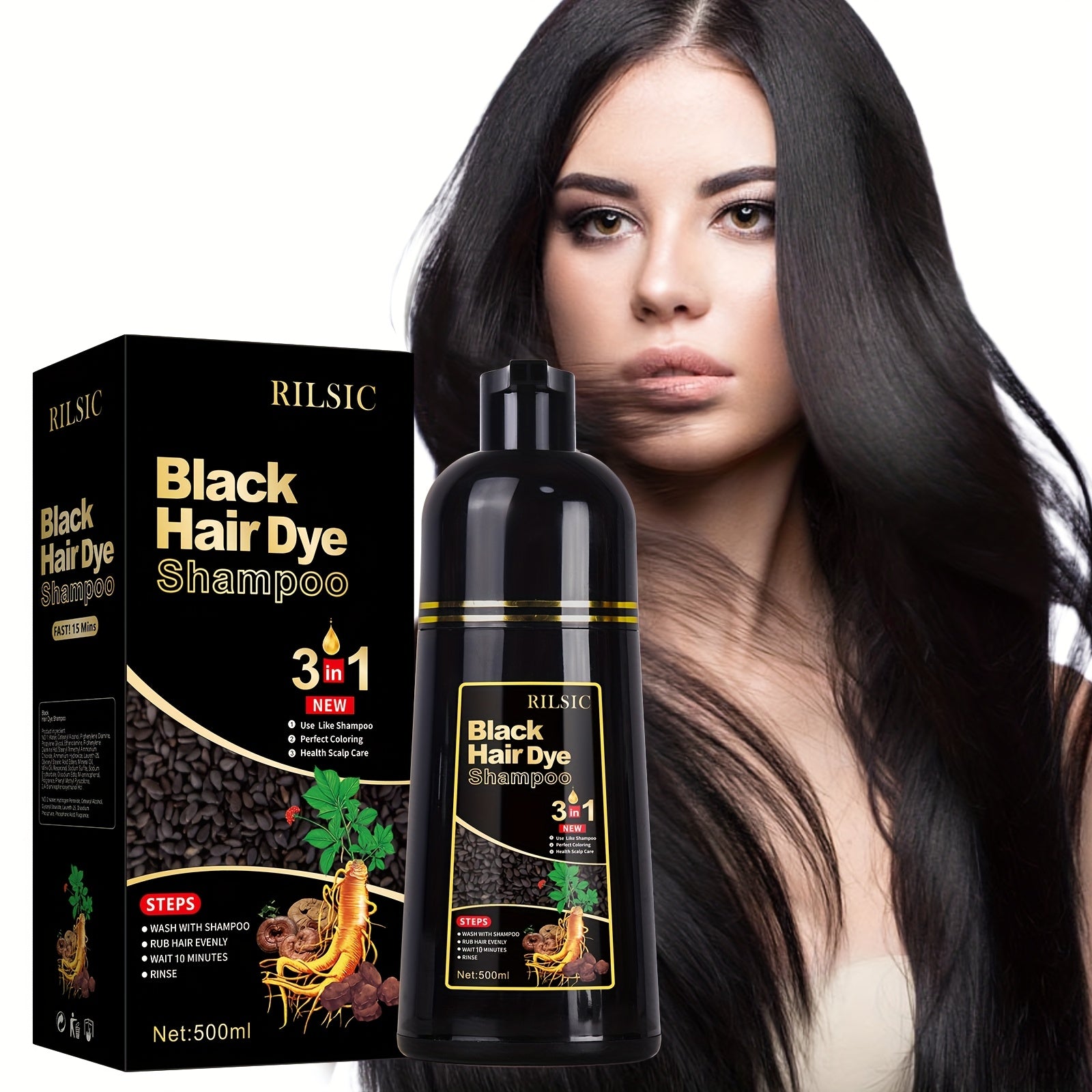 Hair Colour Shampoo - at-home hair colouring for Everyday Use – additional product view 17