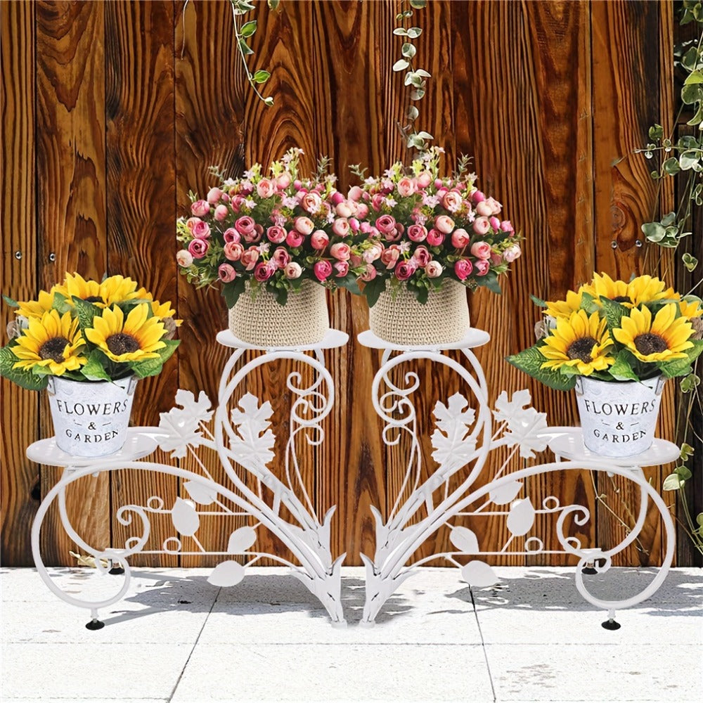Half-Heart Metal Plant Stand Pair detail view 6 for Australian shoppers