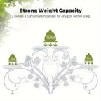 Half-Heart Metal Plant Stand Pair detail view 10 for Australian shoppers