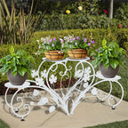 Half-Heart Metal Plant Stand Pair detail view 12 for Australian shoppers