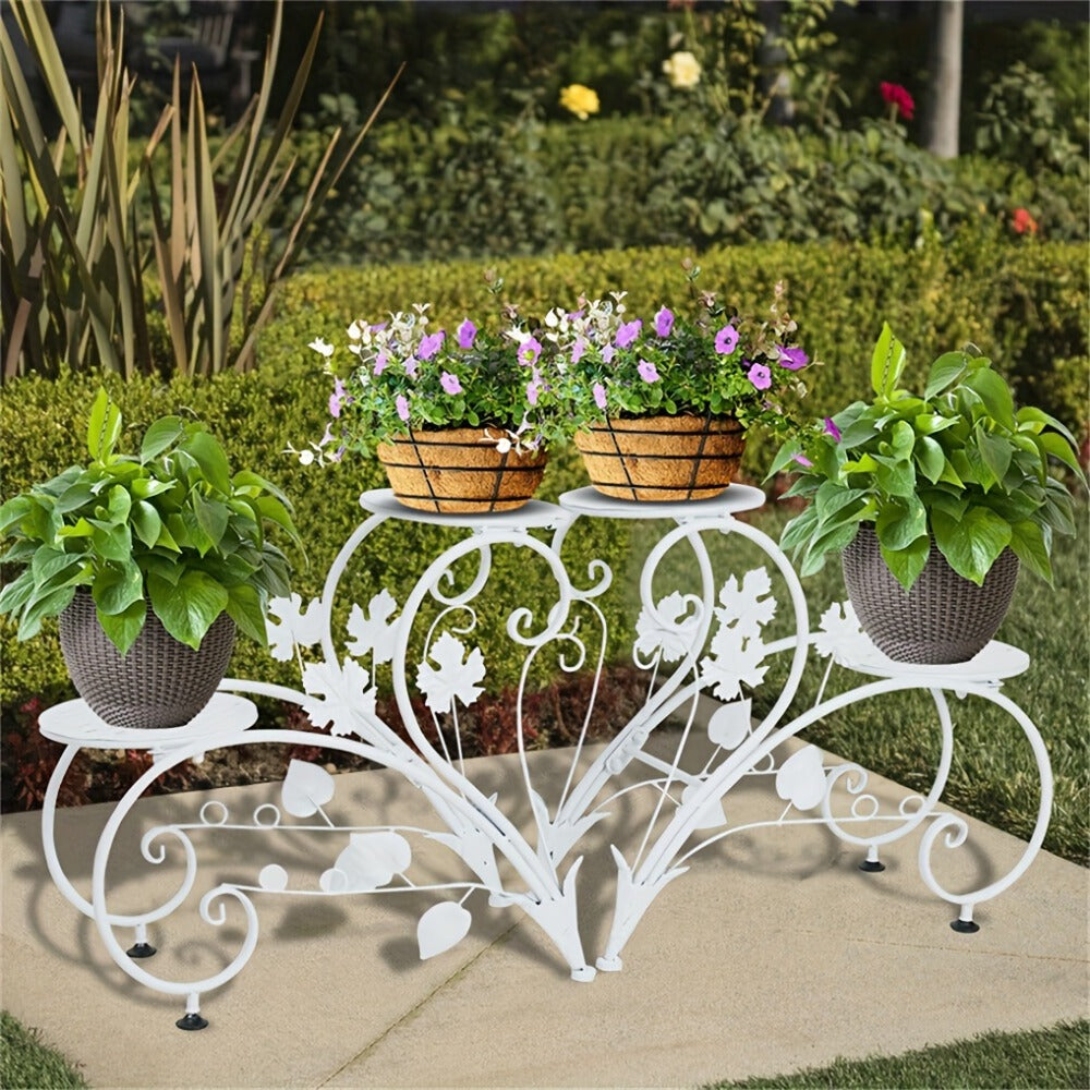 Half-Heart Metal Plant Stand Pair detail view 5 for Australian shoppers