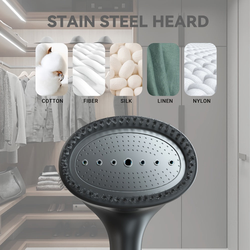 Handheld Garment Steamer - 1700W for Laundry Room – alternate design view