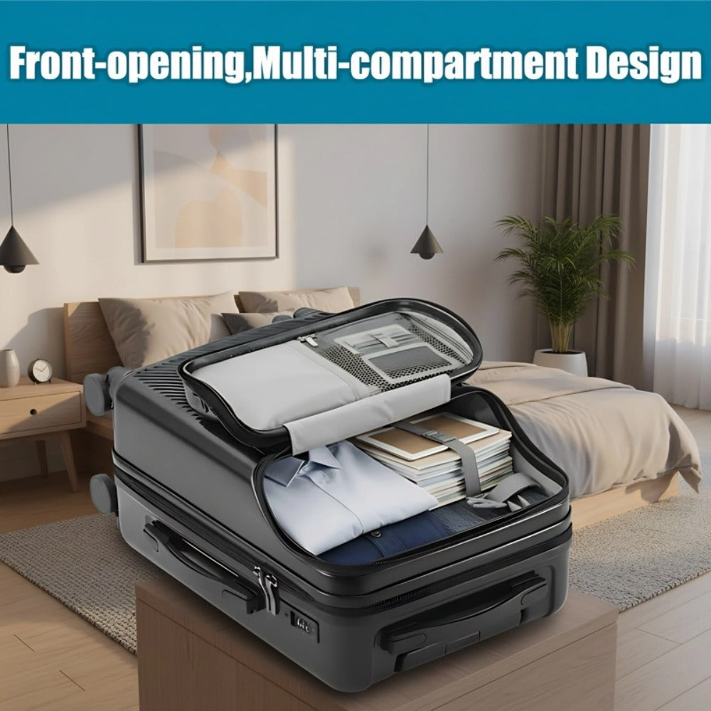 Hardshell Carry-On Suitcase for Weekend and Business Travel – additional product view