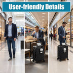 Hardshell Carry-On Suitcase for Weekend and Business Travel – alternate design view