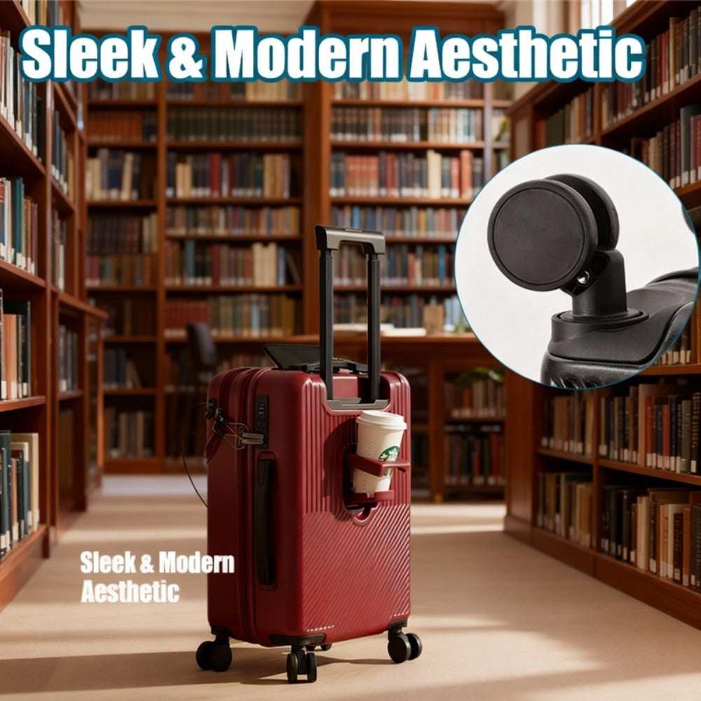 Hardshell Carry-On Suitcase for Weekend and Business Travel – feature reference