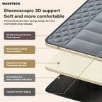 Heated Full-Body Massage Mat - home relaxation and seated rest – alternate design view