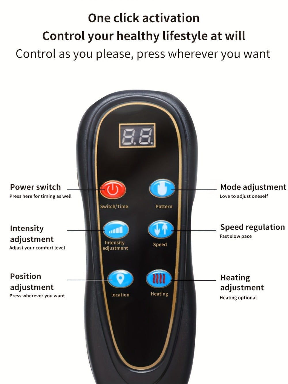 Heated Full-Body Massage Mat - home relaxation and seated rest – additional product view 11