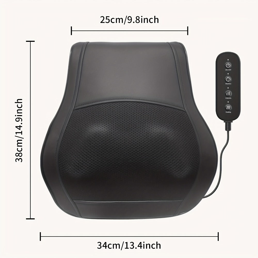 Heated Shiatsu Back and Neck Massager - home and office relaxation – additional product view 10
