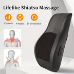 Heated Shiatsu Back and Neck Massager - home and office relaxation – feature reference