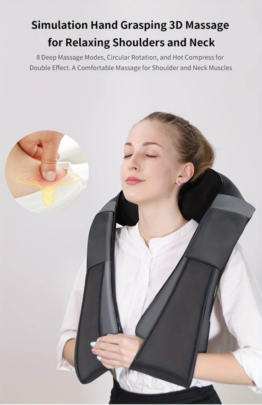 Heated Shiatsu Neck and Shoulder Massager detail view 12 for Australian shoppers