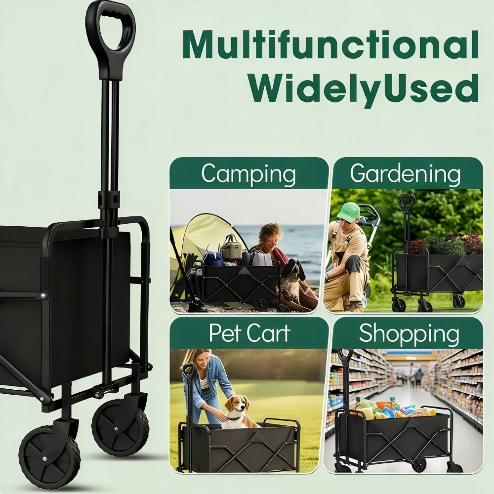 Heavy-Duty Foldable Utility Handcart - camping, gardening and beach – design and construction details