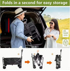 Heavy-Duty Foldable Utility Handcart - camping, gardening and beach – additional product view 10