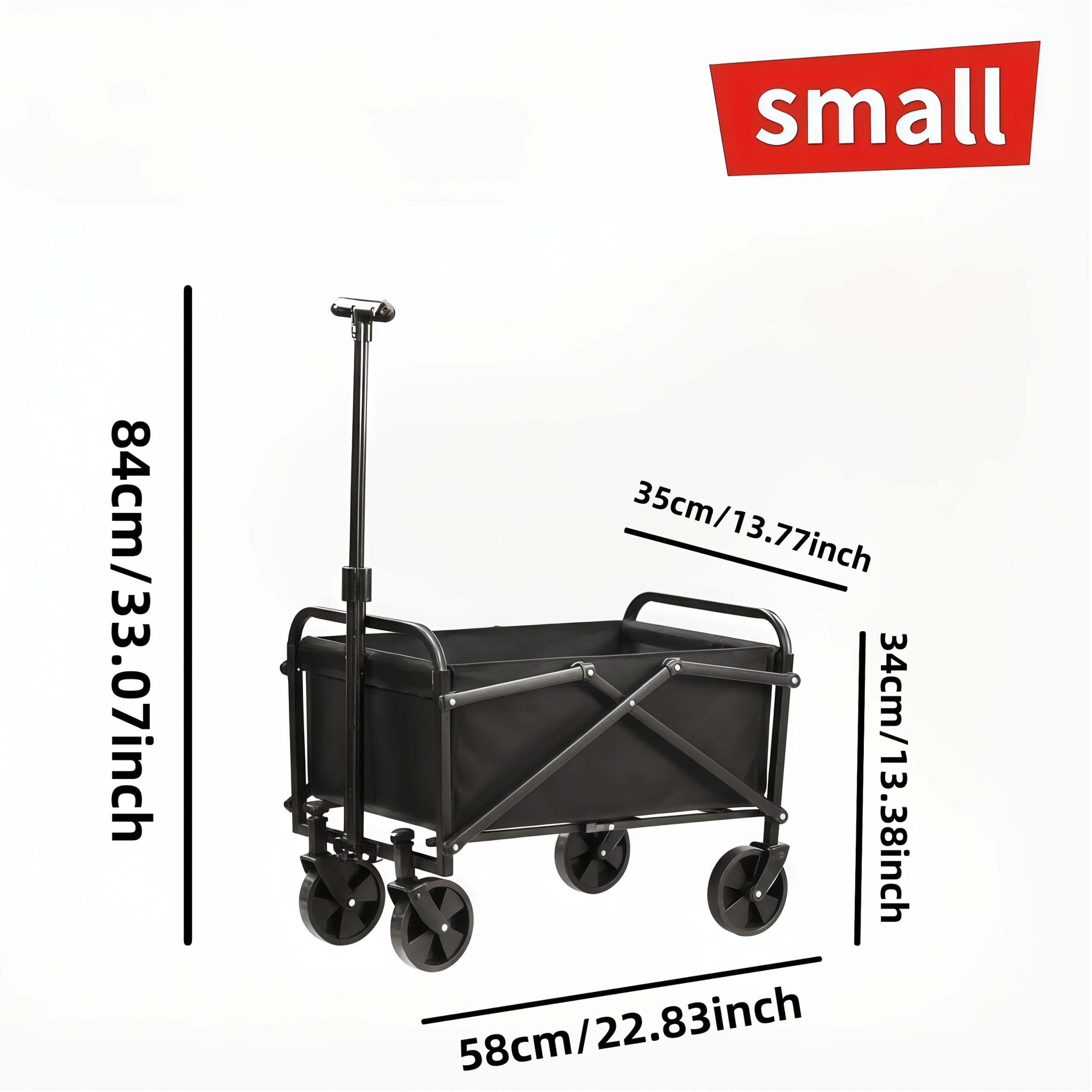 Heavy-Duty Foldable Utility Handcart detail view 2 for Australian shoppers