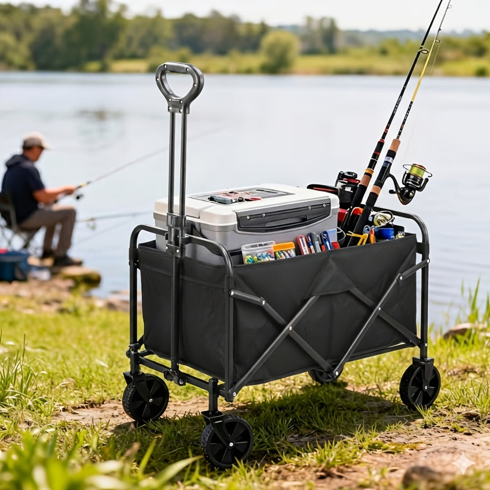 Heavy-Duty Foldable Utility Handcart - camping, gardening and beach – additional product view 9