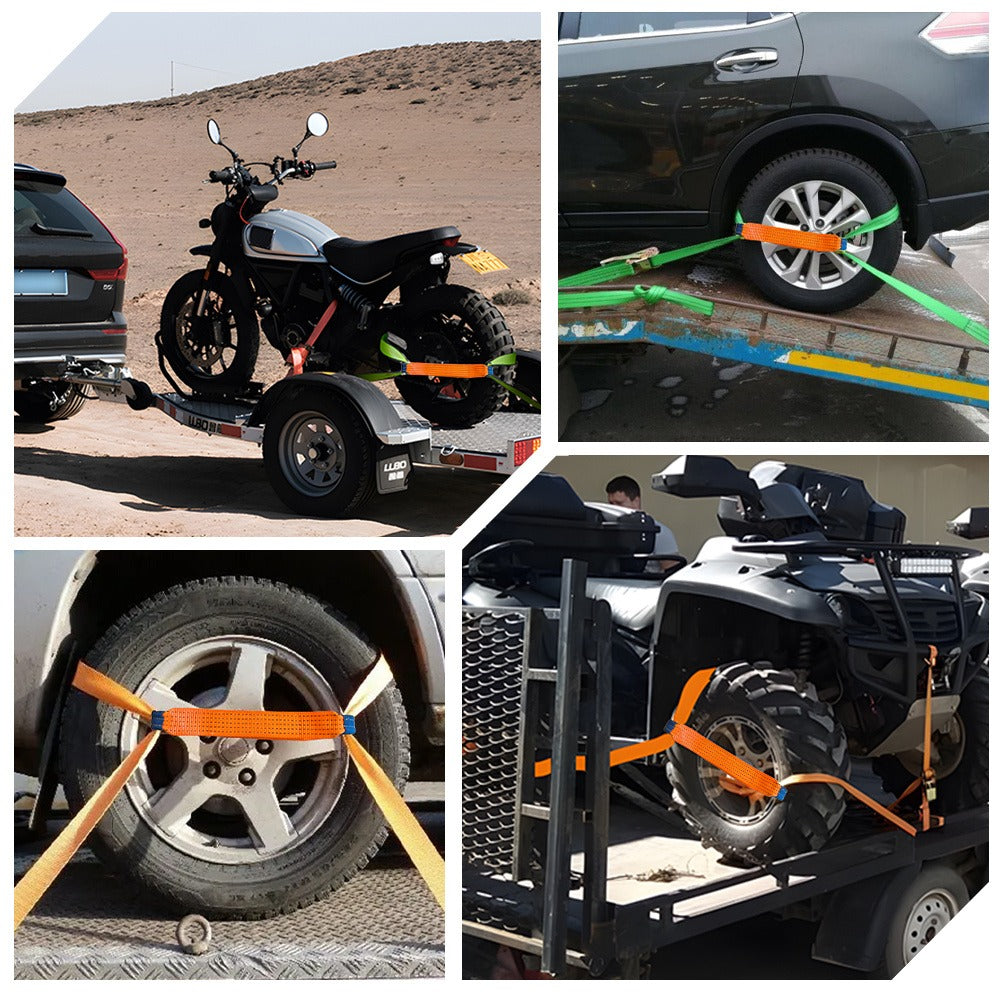 Heavy-Duty Vehicle Tie-Down Strap Set – 4-Piece for Vehicle Use – additional product view 16