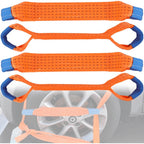 Heavy-Duty Vehicle Tie-Down Strap Set – 4-Piece for Vehicle Use – main product view