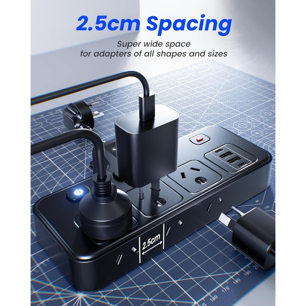 HEYMIX Power Board — Compact design for Home and Office Use – design and construction details