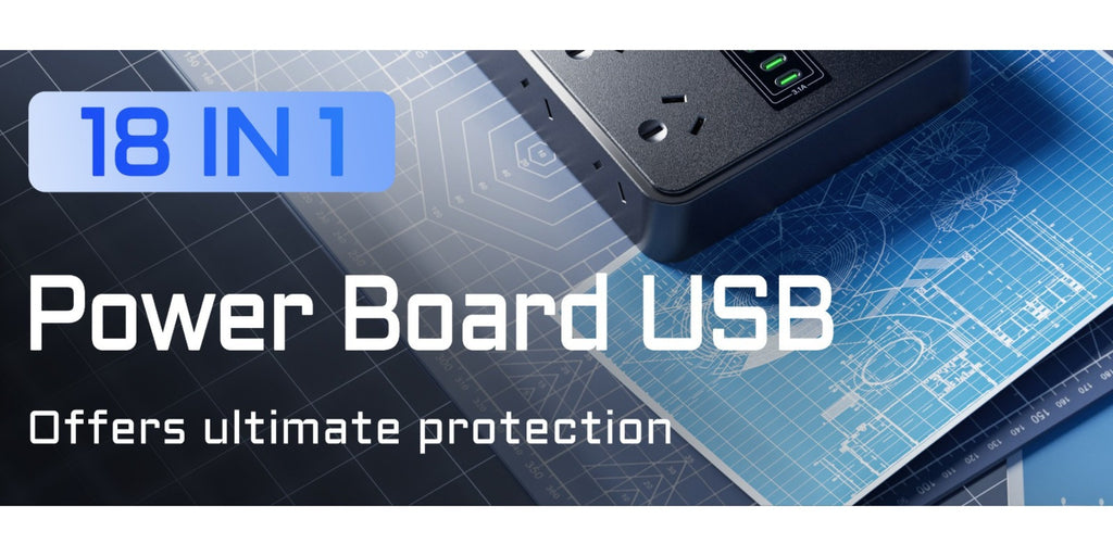 HEYMIX Power Board — Compact design for Home and Office Use – additional product view 10