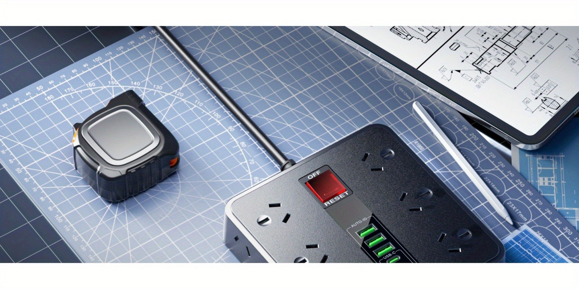 HEYMIX Power Board — Compact design for Home and Office Use – additional product view 9