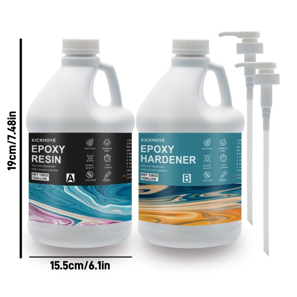 High-Gloss Clear Epoxy Resin Kit - countertops, casting and DIY crafts – additional product view