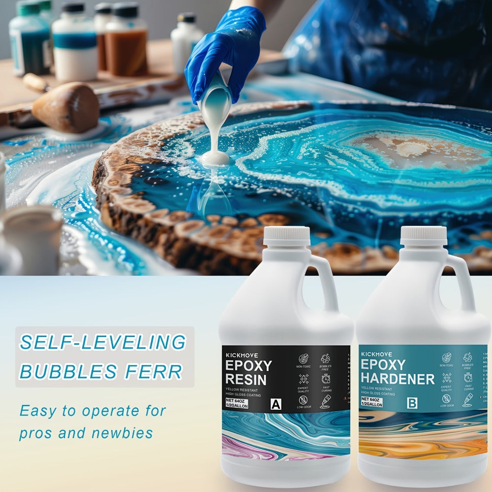 High-Gloss Clear Epoxy Resin Kit - countertops, casting and DIY crafts – alternate product view