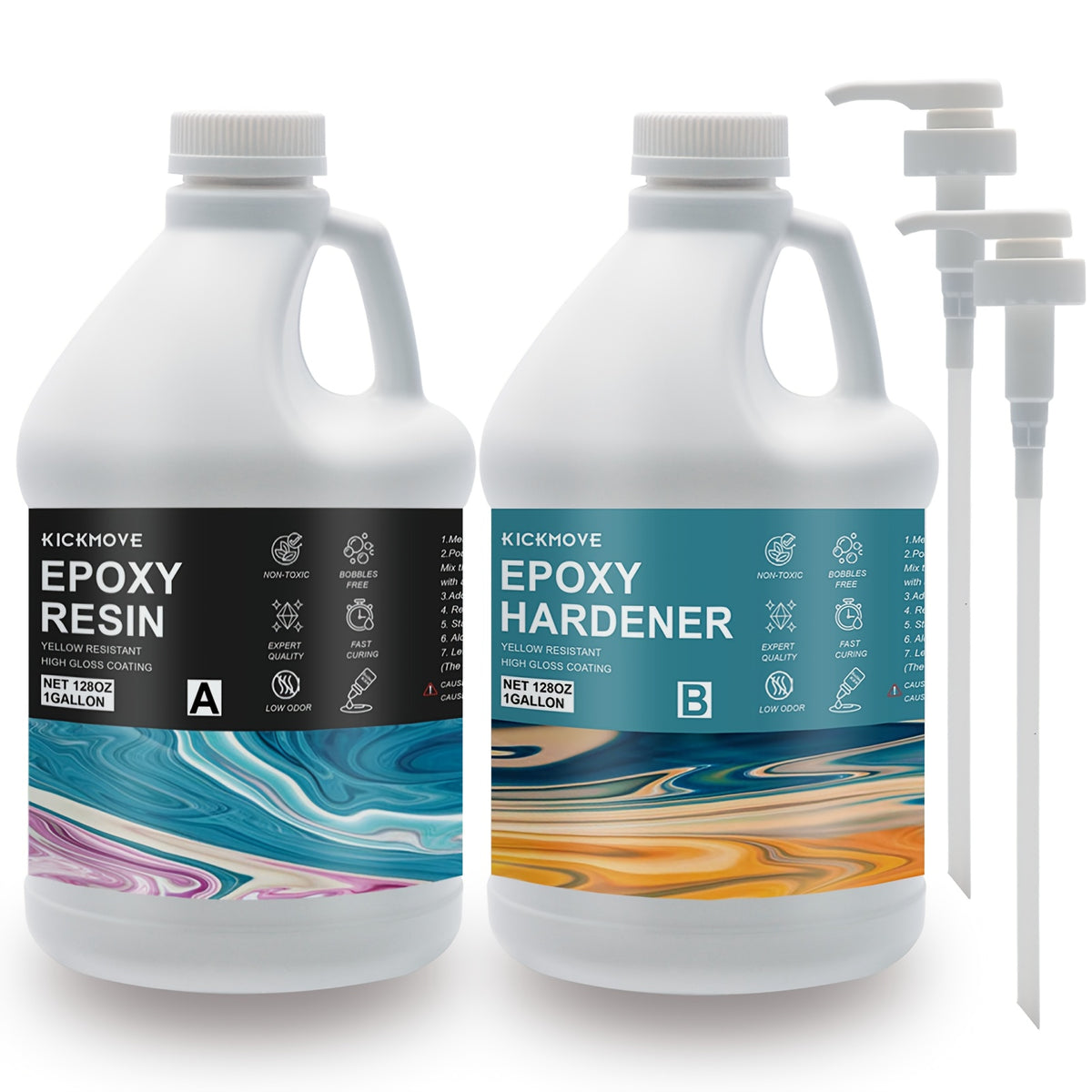 High-Gloss Clear Epoxy Resin Kit - countertops, casting and DIY crafts – additional product view 12