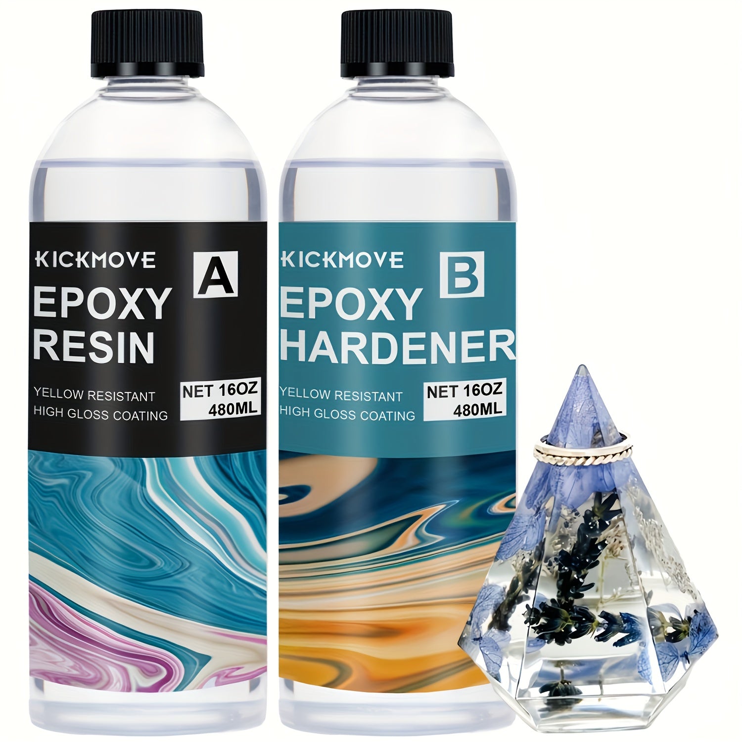 High-Gloss Clear Epoxy Resin Kit - countertops, casting and DIY crafts – additional product view 13