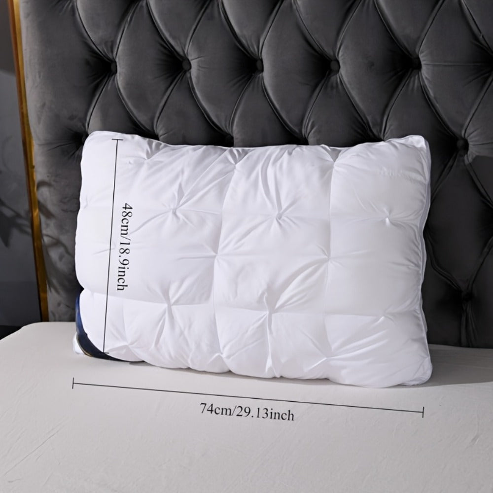Hotel Quality White Washable Bed Pillow Set - bedroom and guest-room – design and construction details