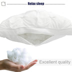Hotel Quality White Washable Bed Pillow Set - bedroom and guest-room – additional product view 12
