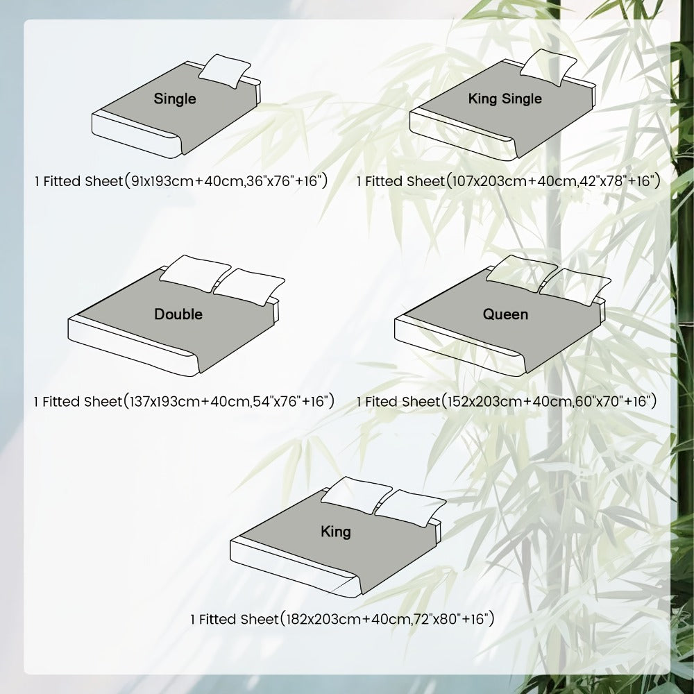 Bamboo Blend Fitted Sheet product detail 4