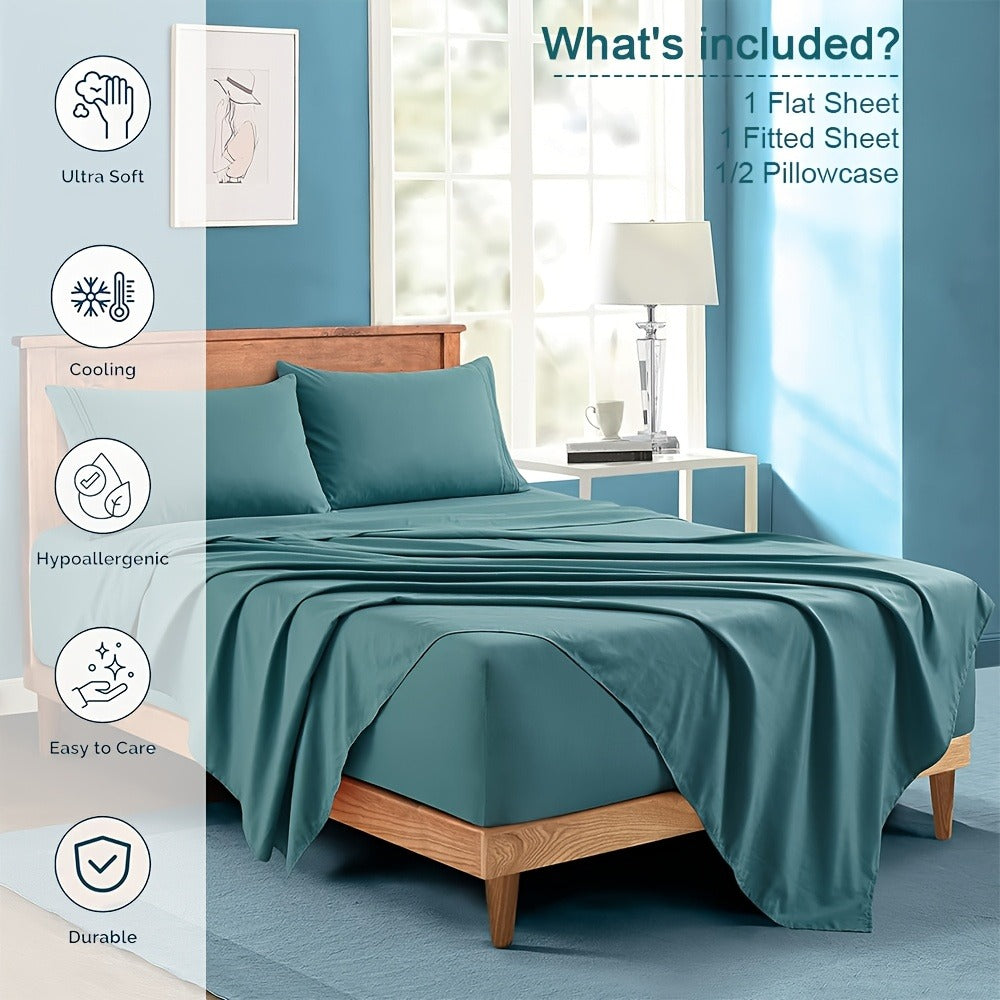 Hotel-Style Bed Sheet Set – 4-Piece Extra-Deep Pocket Bedding – additional product view