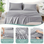 Hotel-Style Bed Sheet Set – Soft Deep-Pocket Bedroom Bedding – additional product view 20