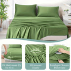 Hotel-Style Bed Sheet Set – Soft Deep-Pocket Bedroom Bedding – additional product view 26