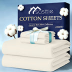 Hotel-Style Cotton Bed Sheet Set – 4pcs, 40.64cm Deep Pocket – additional product view 30