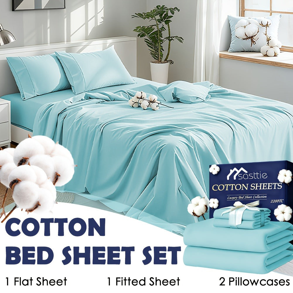 Cotton Bed Sheet Set for Australian bedrooms