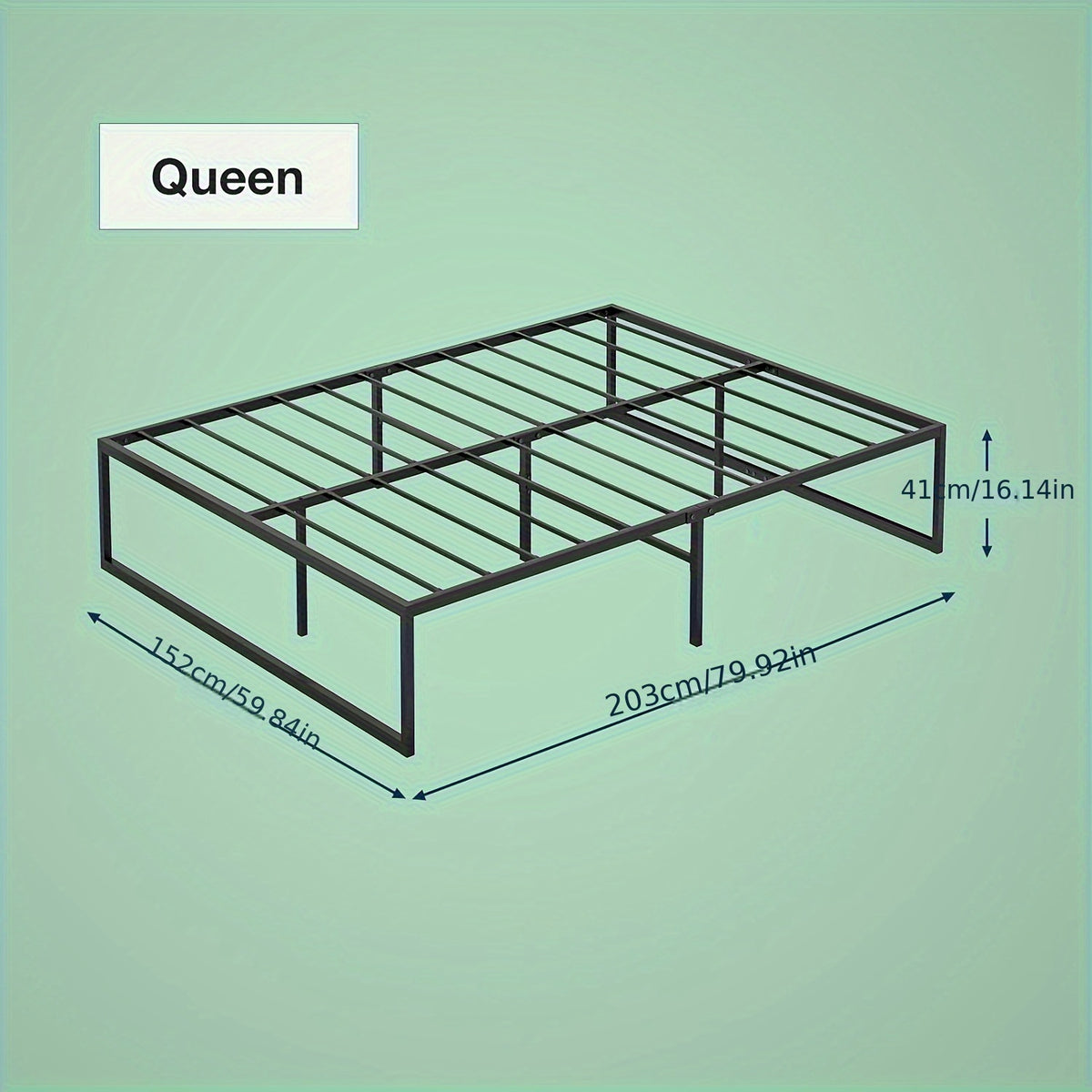 Industrial Metal Bed Frame Base product detail 14