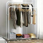 Industrial Metal Rolling Garment Rack product detail 13