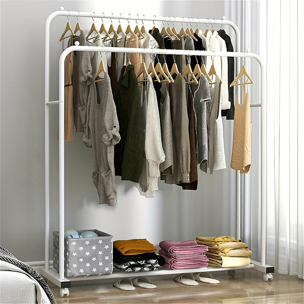 Industrial Metal Rolling Garment Rack product detail 13