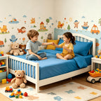 Kids Fitted Sheet Set – Breathable Deep-Pocket Bedroom Bedding – alternate design view