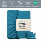 Kids Fitted Sheet Set – Breathable Deep-Pocket Bedroom Bedding – feature reference