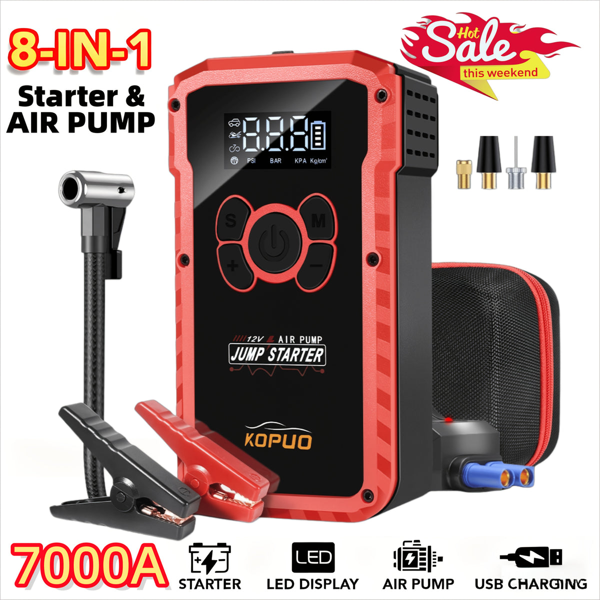 KONPCOIU Portable Car Jump Starter product detail 19