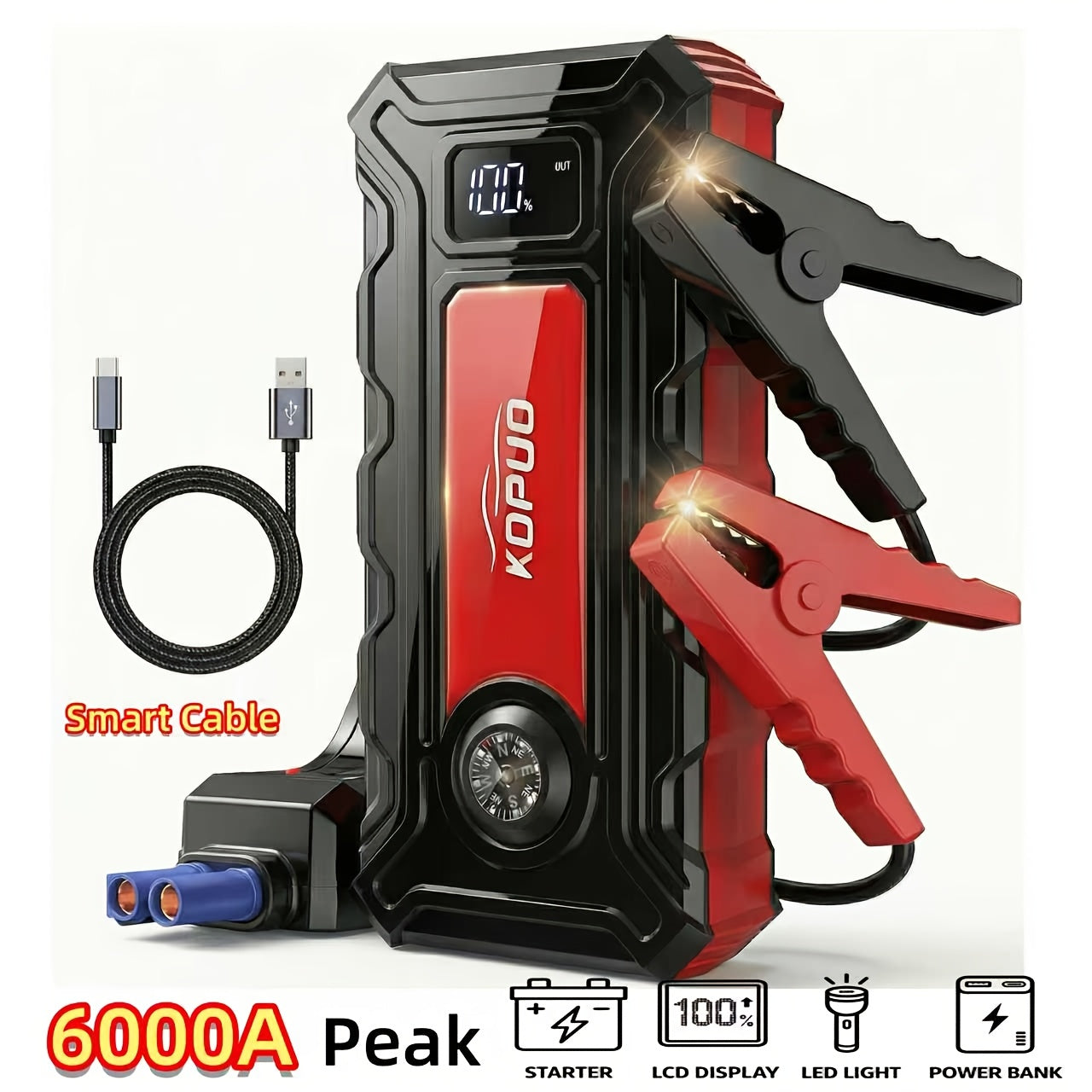 KOPUO Portable Car Jump Starter product detail 28